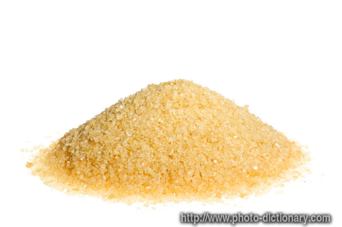 brown sugar - photo/picture definition - brown sugar word and phrase image
