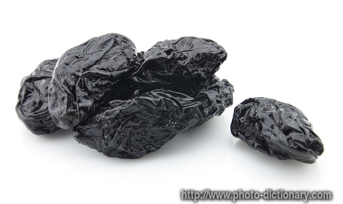 prunes - photo/picture definition - prunes word and phrase image