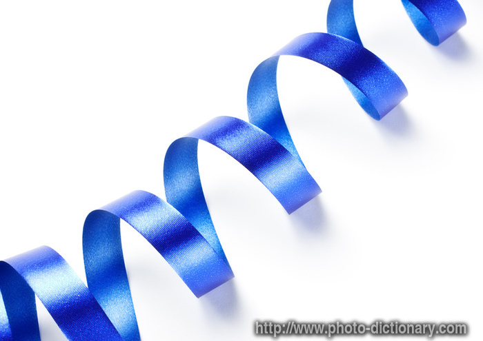 ribbon serpentine - photo/picture definition - ribbon serpentine word and phrase image