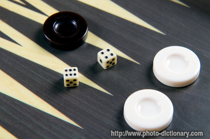 backgammon - photo/picture definition - backgammon word and phrase image