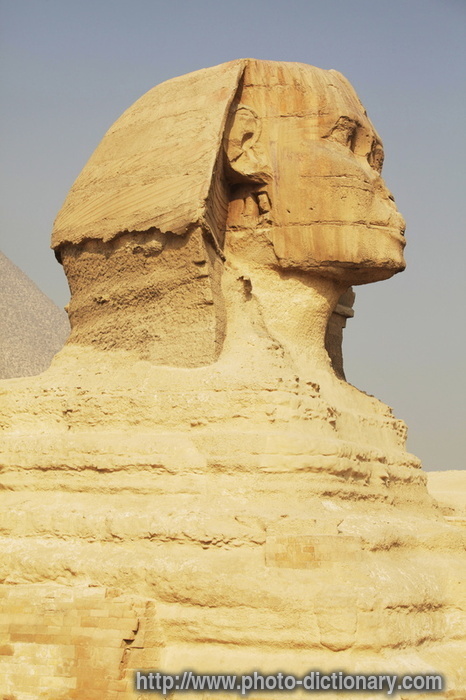sphinx head - photo/picture definition - sphinx head word and phrase image