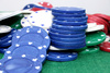 poker chips - photo/picture definition - poker chips word and phrase image
