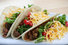 beef tacos - photo/picture definition - beef tacos word and phrase image