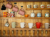 cup collection - photo/picture definition - cup collection word and phrase image