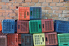 plastic crates - photo/picture definition - plastic crates word and phrase image