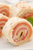 salmon rolls - photo/picture definition - salmon rolls word and phrase image