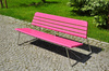 pink bench - photo/picture definition - pink bench word and phrase image