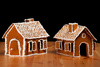 Christmas gingernut houses - photo/picture definition - Christmas gingernut houses word and phrase image