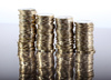 coin piles - photo/picture definition - coin piles word and phrase image