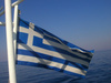Greek flag - photo/picture definition - Greek flag word and phrase image