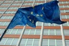 European Union's flag - photo/picture definition - European Union's flag word and phrase image