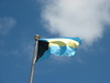 Bahamas' flag - photo/picture definition - Bahamas' flag word and phrase image