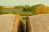 hay bales - photo/picture definition - hay bales word and phrase image