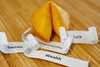 fortune cookie - photo/picture definition - fortune cookie word and phrase image