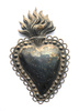 metal heart - photo/picture definition - metal heart word and phrase image