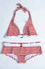 striped bikini - photo/picture definition - striped bikini word and phrase image