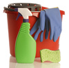 cleaning supplies - photo/picture definition - cleaning supplies word and phrase image