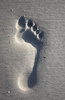 footprint - photo/picture definition - footprint word and phrase image