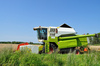 combine harvester - photo/picture definition - combine harvester word and phrase image