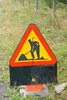 road work sign - photo/picture definition - road work sign word and phrase image