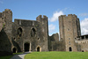 Caerphilly castle - photo/picture definition - Caerphilly castle word and phrase image