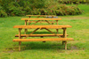 picnic tables - photo/picture definition - picnic tables word and phrase image