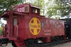 caboose of train - photo/picture definition - caboose of train word and phrase image