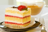 strawberry cake - photo/picture definition - strawberry cake word and phrase image
