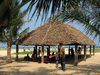 hut on beach - photo/picture definition - hut on beach word and phrase image