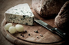 rustic bread and cheese - photo/picture definition - rustic bread and cheese word and phrase image