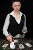 croupier - photo/picture definition - croupier word and phrase image