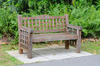 garden bench - photo/picture definition - garden bench word and phrase image