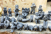 clay statues - photo/picture definition - clay statues word and phrase image