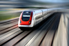 fast train - photo/picture definition - fast train word and phrase image