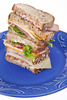 tall club sandwich - photo/picture definition - tall club sandwich word and phrase image