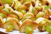 fruit canapes - photo/picture definition - fruit canapes word and phrase image