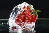 frozen strawberry - photo/picture definition - frozen strawberry word and phrase image