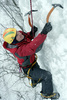 ice climbing - photo/picture definition - ice climbing word and phrase image